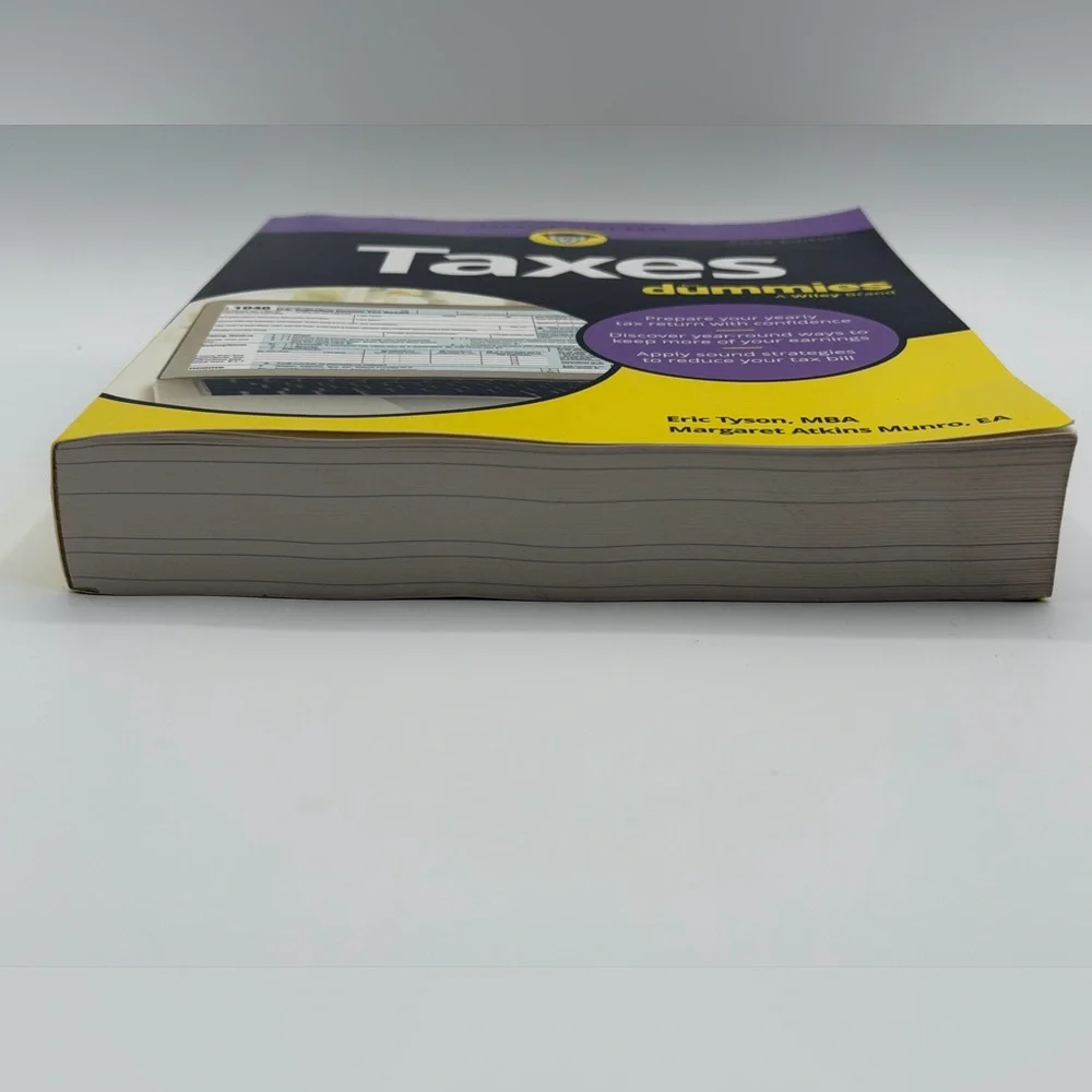 Taxes for Dummies by Eric Tyson and Margaret A. Munro 2024 Edition - Paperback